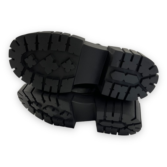 Madden Girl Shoes Madden Girl Black Leather Lug Sole Pacari